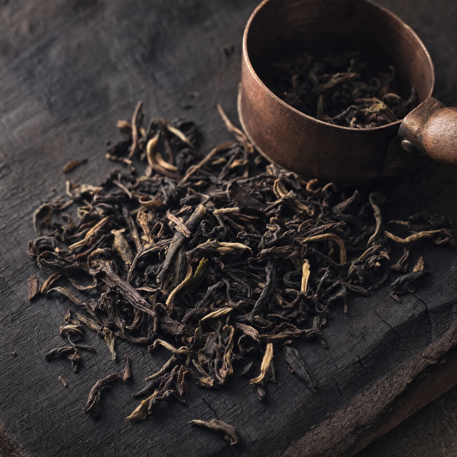 Loose Autumn Chinary Black leaf